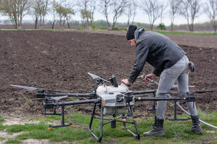 Field spraying with an agrodrone