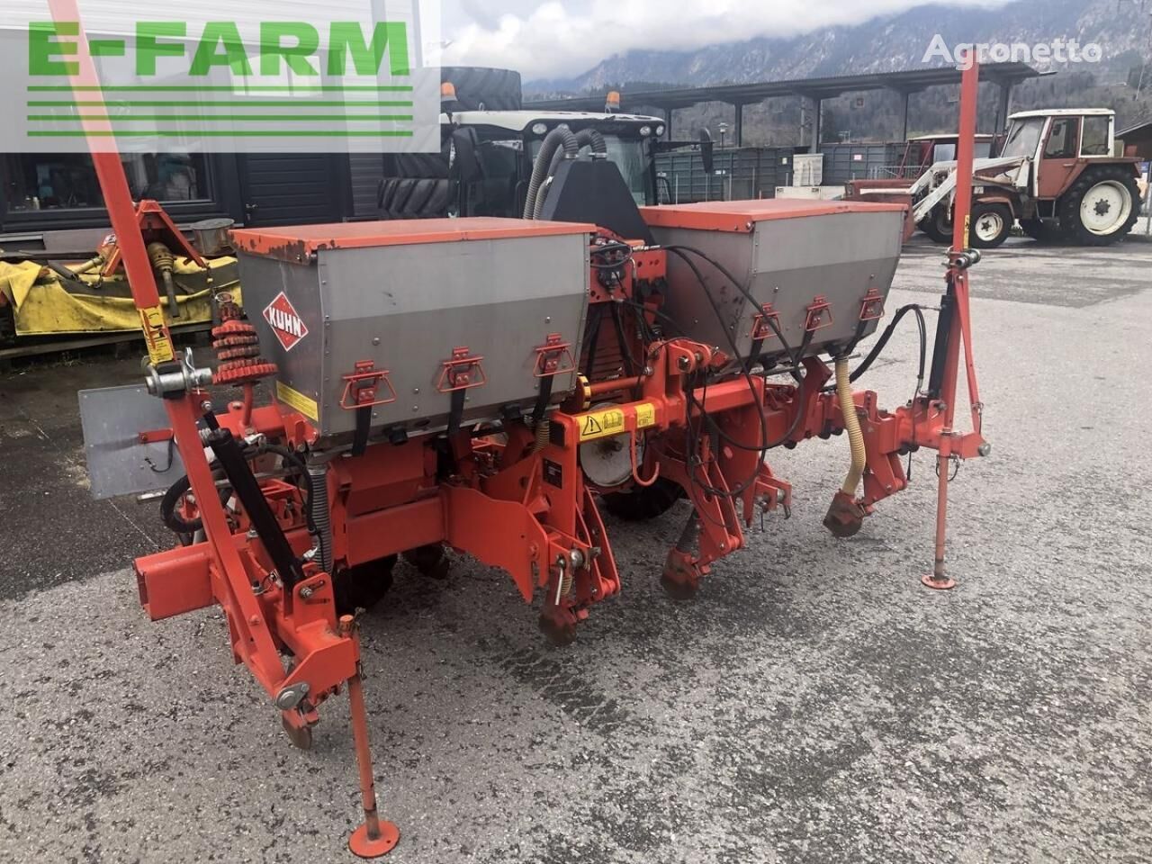 electric precision seed drill