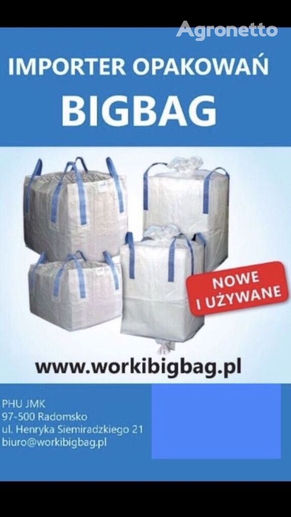 big bag Worki Big Bag Bagi 95x105x145 bigbag 500kg 750kg 1000kg