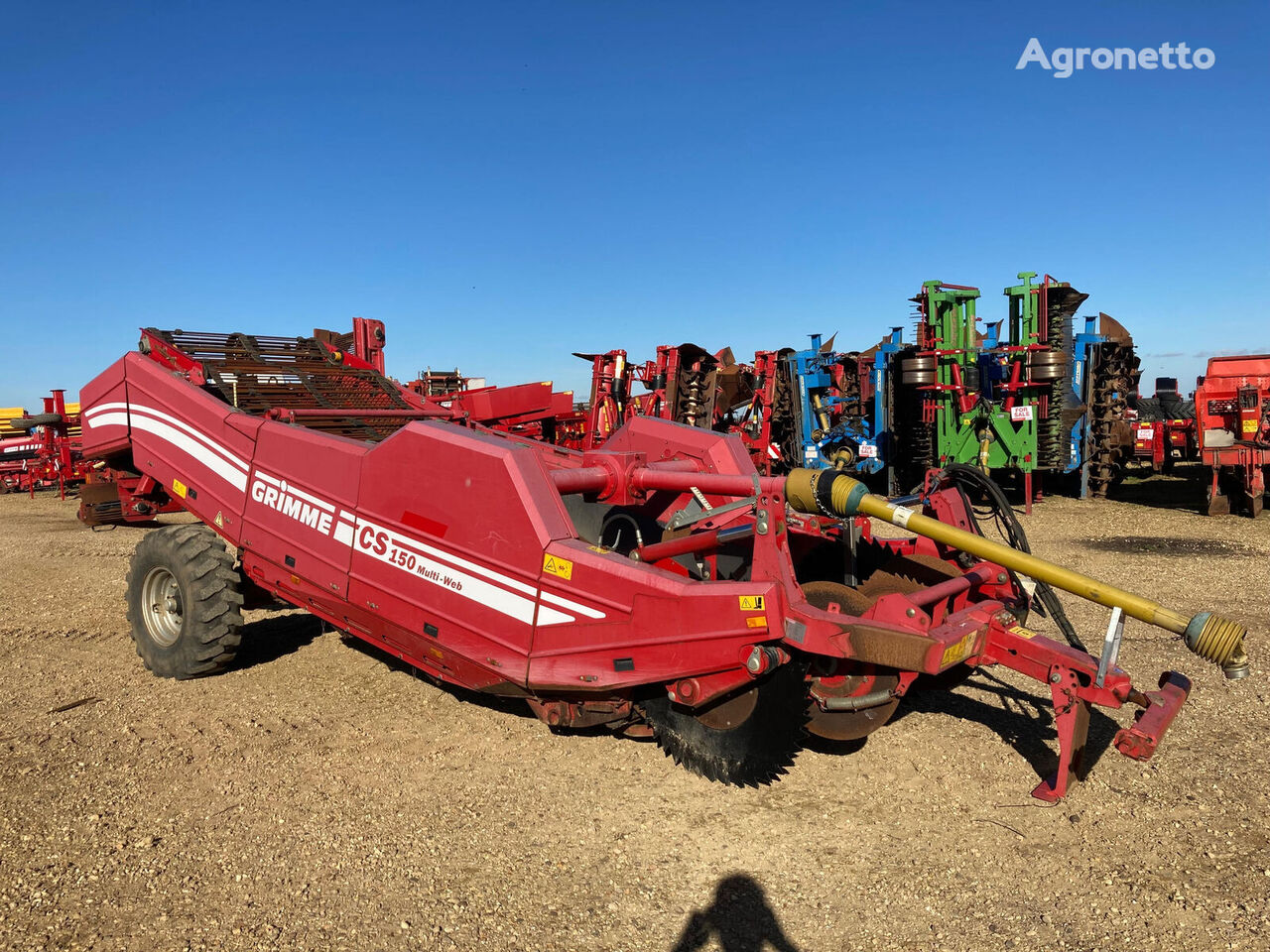 Grimme CS 150 rock picker