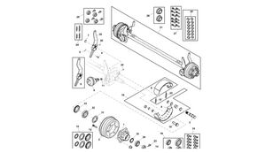 CC129022 brake chamber for John Deere 960 baler