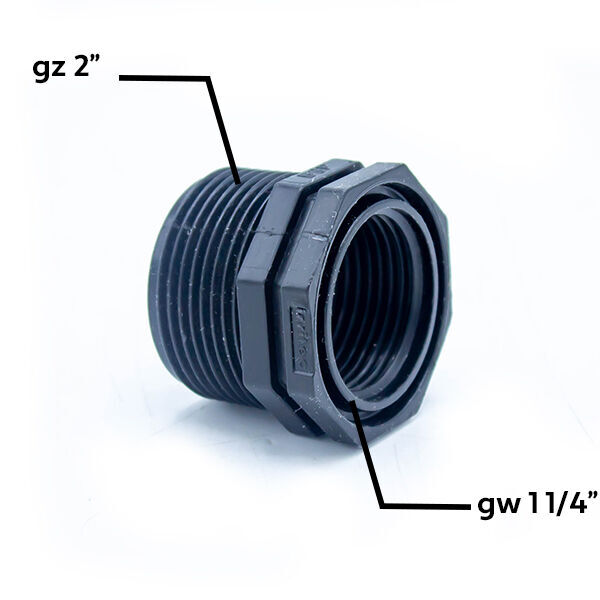 Redukcja Krótka Gz-gw 2\'\'x1.1/4\'\' hose clamp for irrigation machine