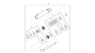 H145456 piston for John Deere 9470RX crawler tractor