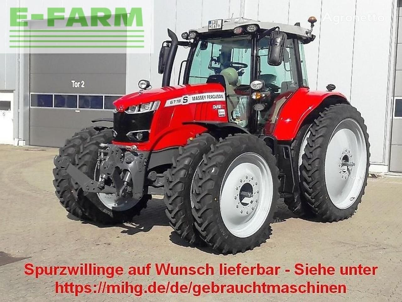 6718 dyna vt mit frontlader wheel tractor