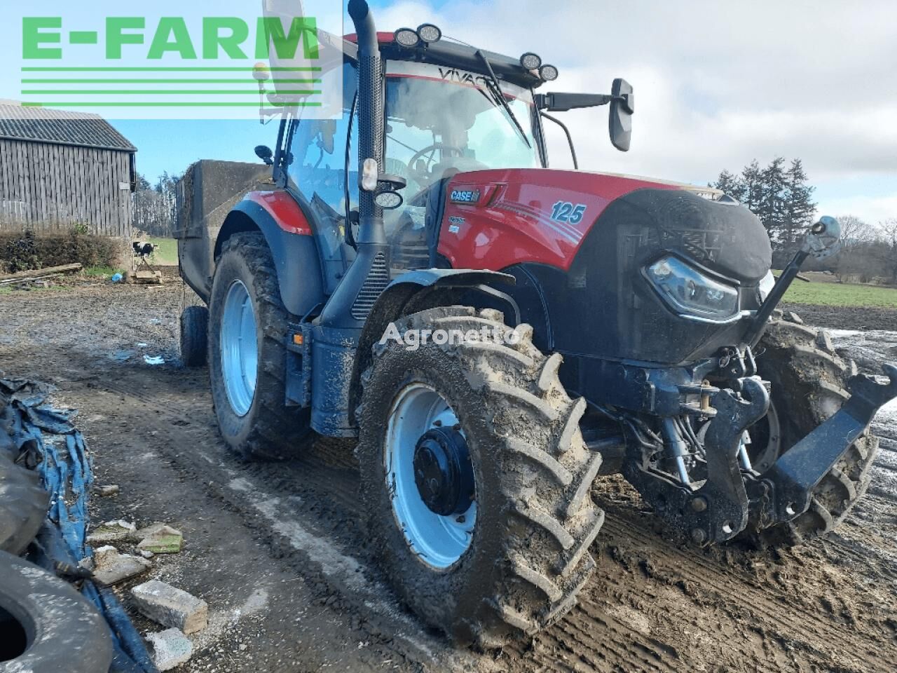 Case IH maxxum 125 wheel tractor