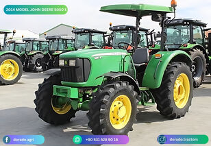 John Deere 5050 E wheel tractor
